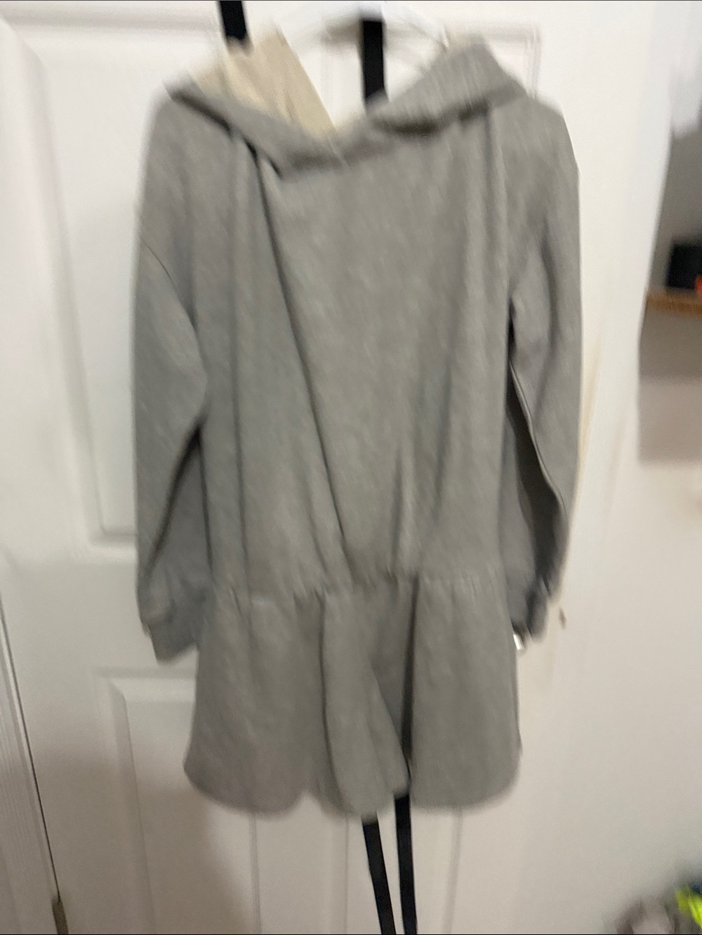 FP Movement by Free People Gray Hooded Romper